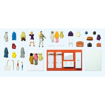 Beim Anziehen - Garderobeneinrichtung