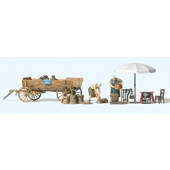 Markststand Kartoffelverkauf