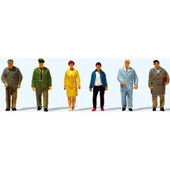 Passanten und Polizist