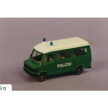 Mercedes-Benz 207D der POLIZEI, grün mit weißem Dach