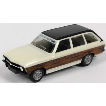 Opel Ascona A Voyage, weiß mit Holdekor (Woody), 5. Herpa IAA - Spielwarenmesse 1988