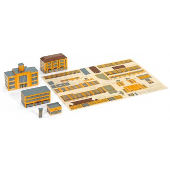 WIKING-Gebäudebogen (gerillt und gestanzt)