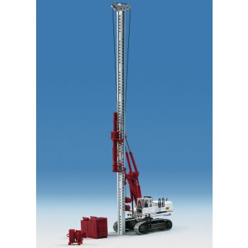 Liebherr 974 mit Ramm- und Ziehgerät