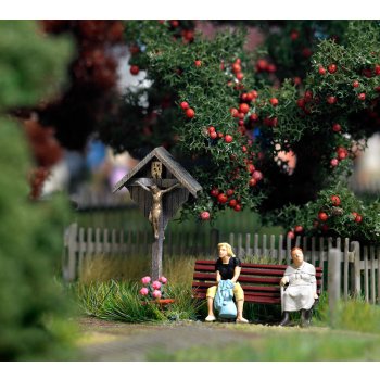 Wegkreuz mit Zubehör