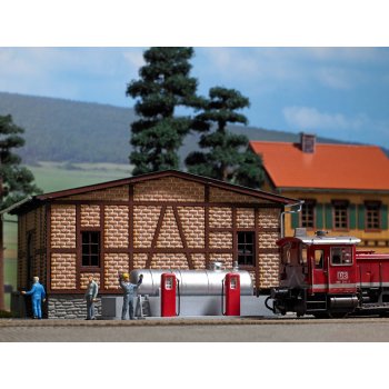 Tankstelle für Bahnbetriebswerk