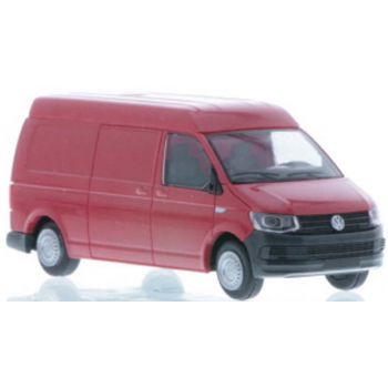 VW T6 Kasten, langer Radstand, Mitteldach, kirschrot