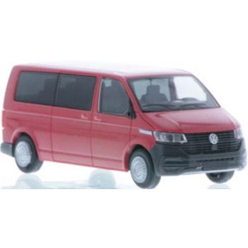 VW T6.1 Bus, langer Radstand, Flachdach, kirschrot