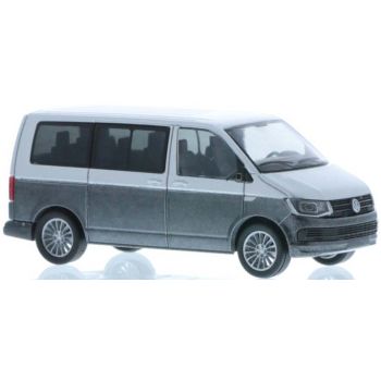 VW T6 Bus, zweifarbig, reflexsilber/indiumgrau