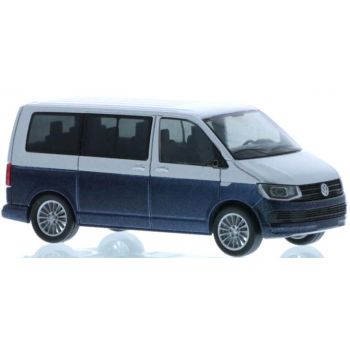 VW T6 Bus, zweifarbig, reflexsilber/starlight blue