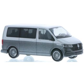 VW T6.1 Bus, zweifarbig, reflexsilber/indiumgrau