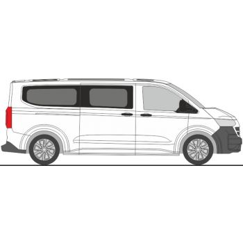 VW T7 LR Transporter Bus, clear white