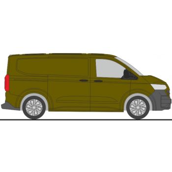 VW T7 KR e-Transporter, warm green metallic