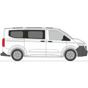 VW T7 KR e-Transporter Bus, clear white