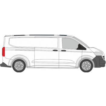 VW T7 LR e-Transporter, clear white