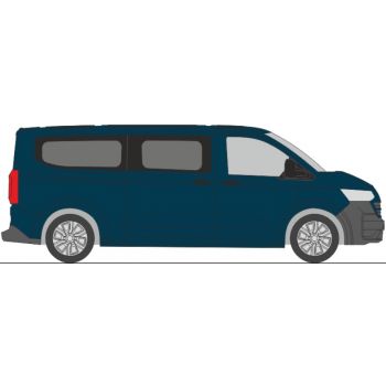 VW T7 LR e-Transporter Bus, dark indigo blue