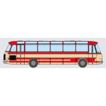 Setra S14 Reiseomnibus, beige-rot