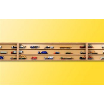 Vitrine mit Glastüren 208x27,5x7 cm, hell