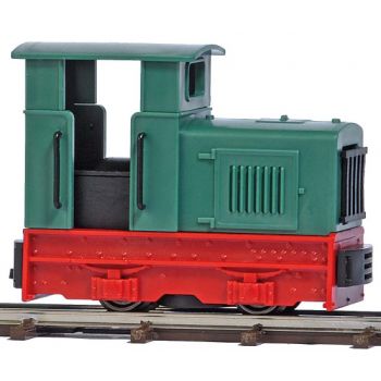 Diesellok Gmeinder 15/18, geschlossene Ausführung, Achsfolge B, Länge 35 mm, mit Antrieb