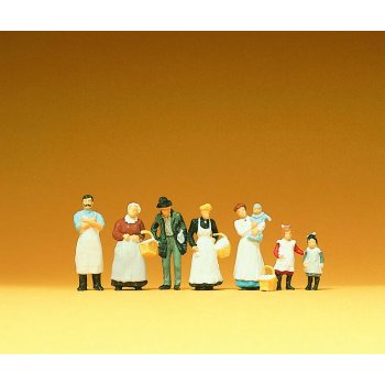 Am Kolonialwarengeschäft um 1900