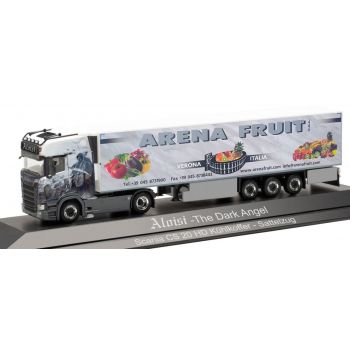 Scania CS 20 HD Kühlkoffer-Sattelung, Arena Fruit Verona Italia, www.arenafruit.com - Santa Maria di Zevio, Italien, Aloisi - The Dark Angel, PC