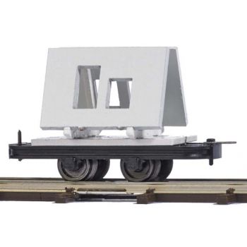 Feldbahnwagen beladen mit Betonelementen, Länge 29 mm