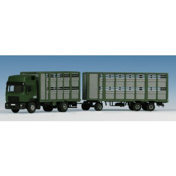 MAN Viehtransport-Hängerzug inkl. 12 Kühe