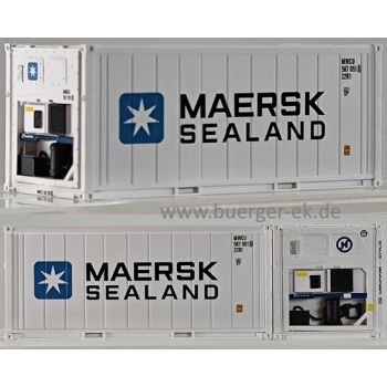 2 Kühlcontainer 20 Frigo Maersk Sealand