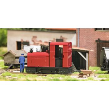 Standmodell Diesellok Deutz OMZ 122 F, Bausatz ohne Antrieb, Achsfolge B, Länge 43 mm