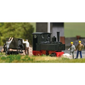 Standmodell Dampflok Decauville Typ 3, Bausatz ohne Antrieb, Achsfolge B, Länge 42 mm