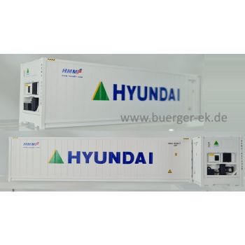 2 Kühlcontainer 40 Frigo HC - HYUNDAI - HMM