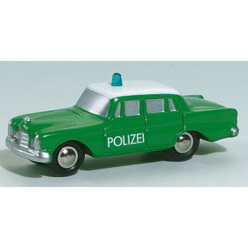 Mercedes-Benz 220 SE POLIZEI, grün/weiß, piccolo