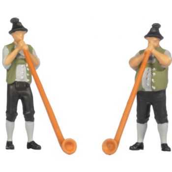 Sound Szene 2.0, Alphornbläser, 2 Alphornbläser mit wunderschöner Musik, mit Lautsprecher, Spur N