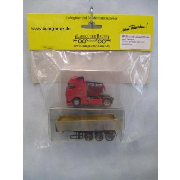 LKW Kippsattelzug beladen mit Sand, Gealtert!