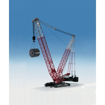 Raupenkran mit Gittermast