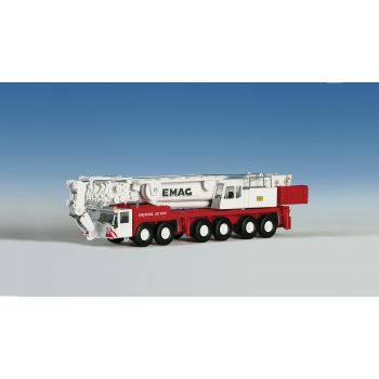 Demag AC 665 Teleskopautokran, weiß/rot