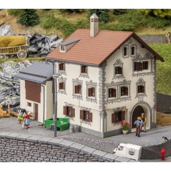 Bündnerhaus Bergün, 174 x 103 x 138 mm, Bausatz