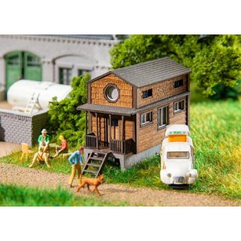 Tiny House, Maße: 81 x 35 x 54 mm, Bausatz