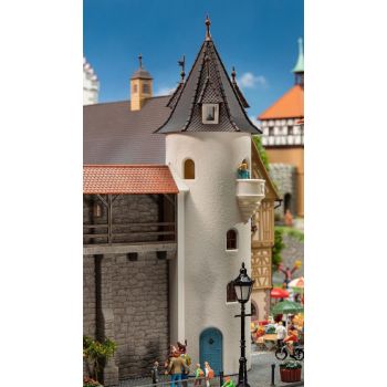 Kleiner Rundturm, Aussichtsturm, 60 x 60 x 206 mm, Bausatz