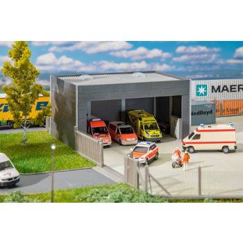 Fahrzeugunterstand, Systembau, Maße: 152 x 103 x 80 mm, Bausatz