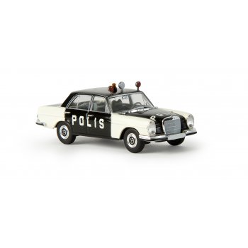 Mercedes-Benz 280 SE, POLIS, schwarz/weiß
