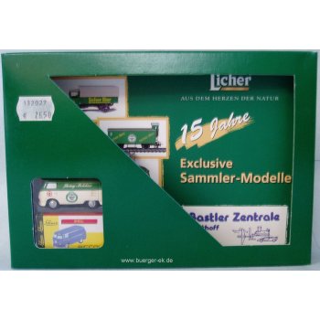 VW Kastenwagen Licher Bier, piccolo u.Buch