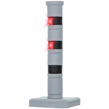 Blitzer modern mit Steuerelektronik mit 2 Schalteingängen, Höhe 3 cm