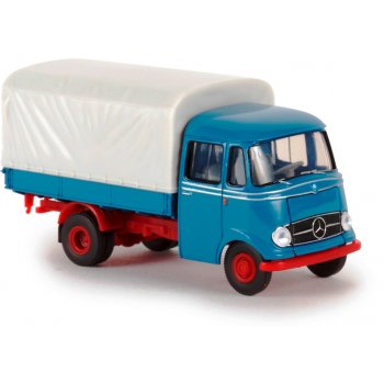 Mercedes-Benz L 319, Pritsche/Plane, brillantblau/rubinrot