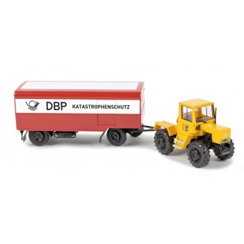MB-trac, Deutsche Bundespost - DBP Katastrophenschutz mit Anhänger, TD