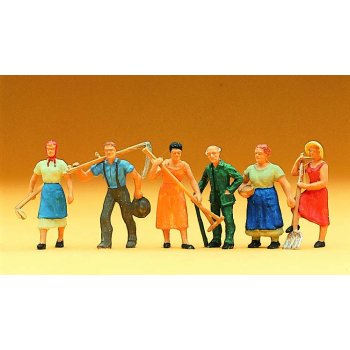 Landarbeiter bei der Arbeit