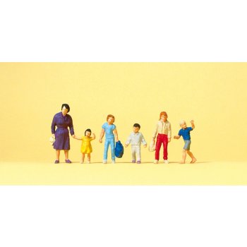 Gehende Frau, Kinder