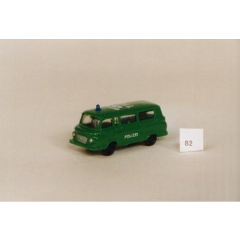 Barkas B1000 Bus POLIZEI, neue Bundesländer, Dachaufdruck 