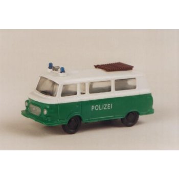 Barkas B1000 Bus POLIZEI, grün/weiß