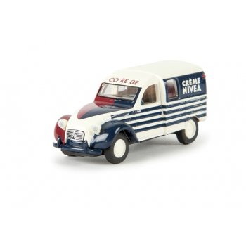 Citroen 2 CV Kastenente, Nivea creme / huile de bronzage, (F)