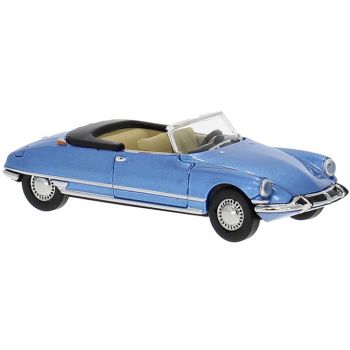 Citroen DS 19 Cabriolet, offenes Verdeck, blau metallic, Baujahr 1963